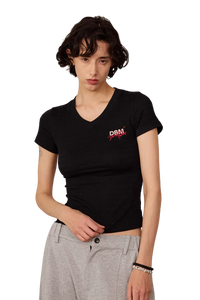 IDontSmoke Ladies V-Neck Ripple Tee - ShaLaoBan