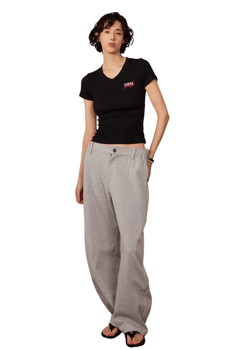 IDontSmoke Ladies V-Neck Ripple Tee - ShaLaoBan