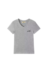 IDontSmoke Ladies V-Neck Ripple Tee - ShaLaoBan