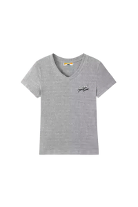 IDontSmoke Ladies V-Neck Ripple Tee - ShaLaoBan