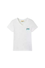 IDontSmoke Ladies V-Neck Ripple Tee - ShaLaoBan