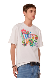 IDontSmoke Rainbow Crayon Floral Tee
(Sorona Material) - ShaLaoBan