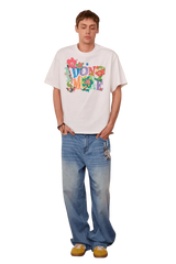 IDontSmoke Rainbow Crayon Floral Tee
(Sorona Material) - ShaLaoBan