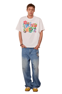 IDontSmoke Rainbow Crayon Floral Tee
(Sorona Material) - ShaLaoBan