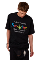 IDontSmoke Rainbow Slogan Tee
(Sorona Material) - ShaLaoBan