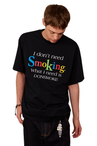 IDontSmoke Rainbow Slogan Tee
(Sorona Material) - ShaLaoBan