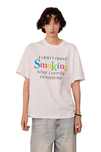 IDontSmoke Rainbow Slogan Tee
(Sorona Material) - ShaLaoBan