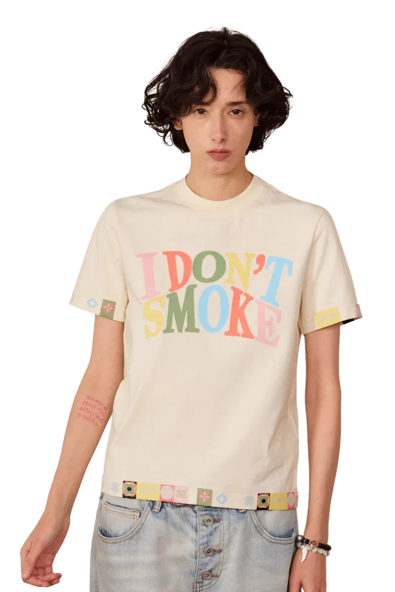 IDontSmoke Regular Cut Colourful Totem Tee
(Sorona Material) - ShaLaoBan