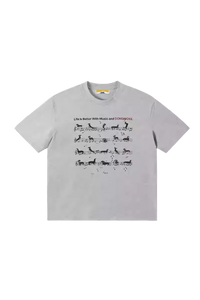 IDontSmoke Sausage Puppy Musical Sheet Tee
(Sorona Material) - ShaLaoBan