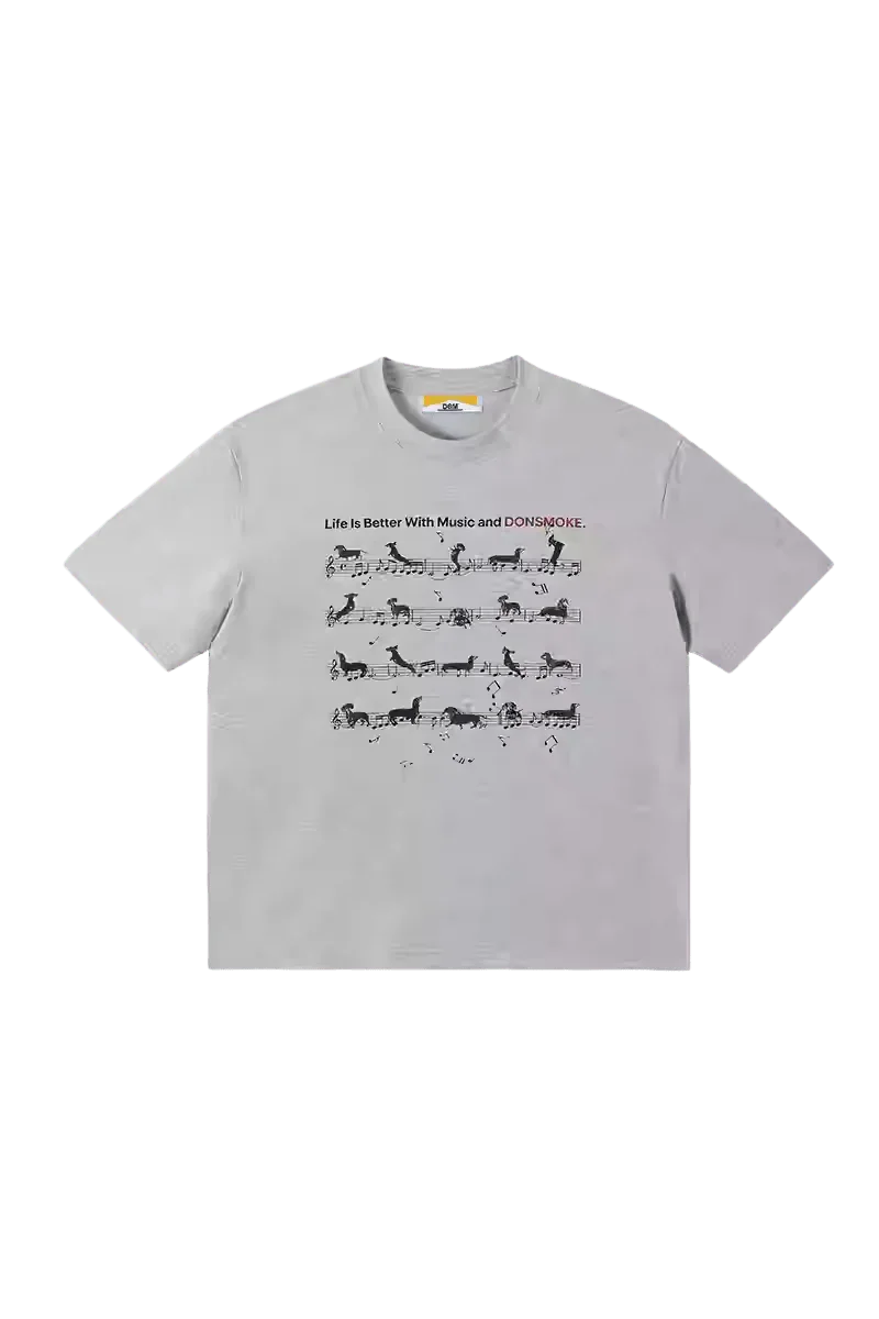 IDontSmoke Sausage Puppy Musical Sheet Tee
(Sorona Material) - ShaLaoBan