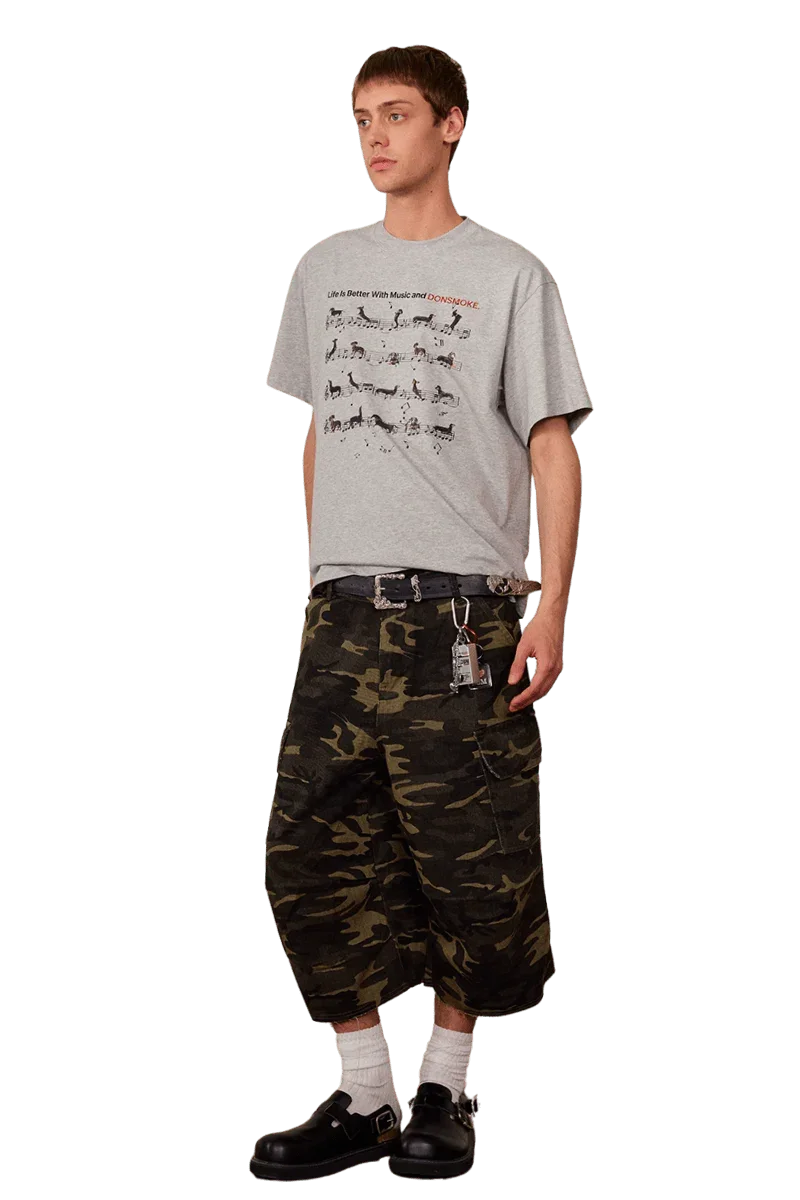 IDontSmoke Sausage Puppy Musical Sheet Tee
(Sorona Material) - ShaLaoBan