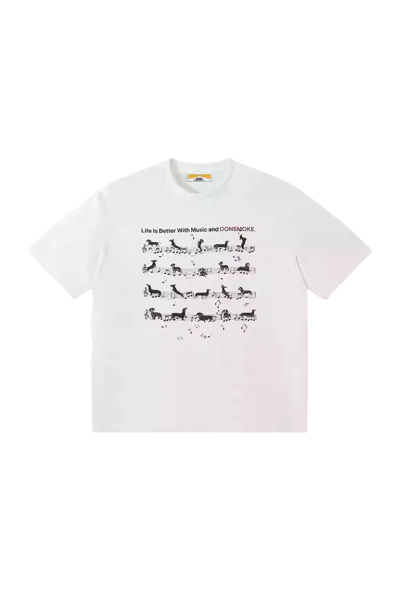 IDontSmoke Sausage Puppy Musical Sheet Tee
(Sorona Material) - ShaLaoBan