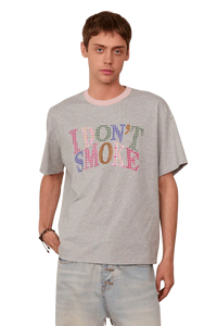 IDontSmoke Two Tone Plaid Logo Tee
(Sorona Material) - ShaLaoBan