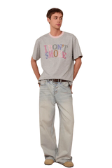 IDontSmoke Two Tone Plaid Logo Tee
(Sorona Material) - ShaLaoBan