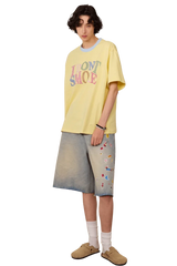 IDontSmoke Two Tone Plaid Logo Tee
(Sorona Material) - ShaLaoBan