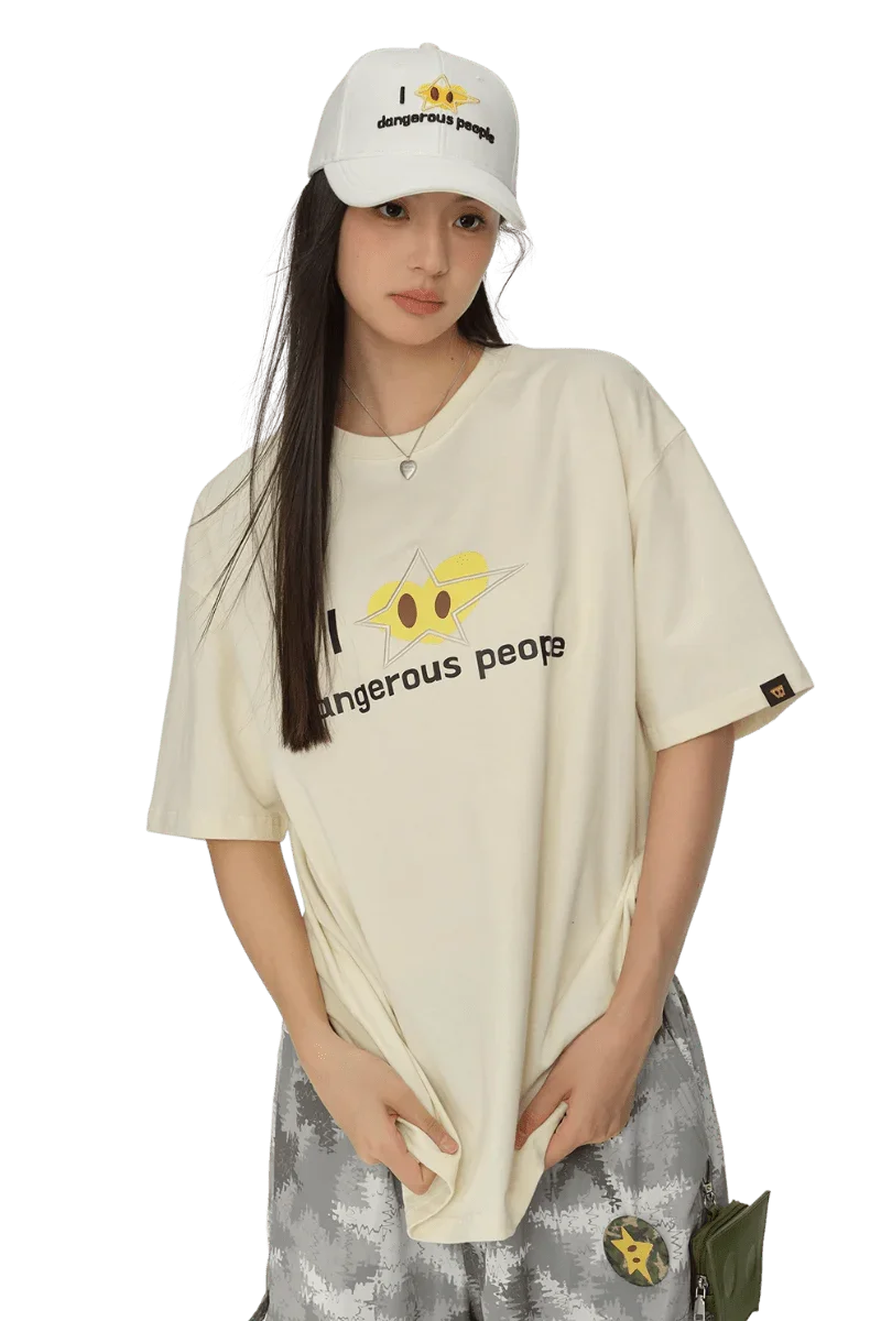 Dangerous People "I Love DP" Tee - Bold Streetwear Style - ShaLaoBan