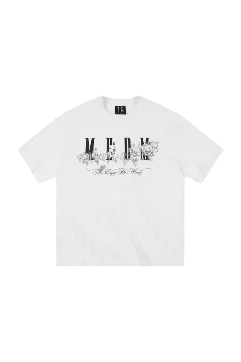 MEDM SS25 Ice Rose Embroidery Tee
