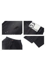 Dangerous People Ink Splashed Distressed Jeans