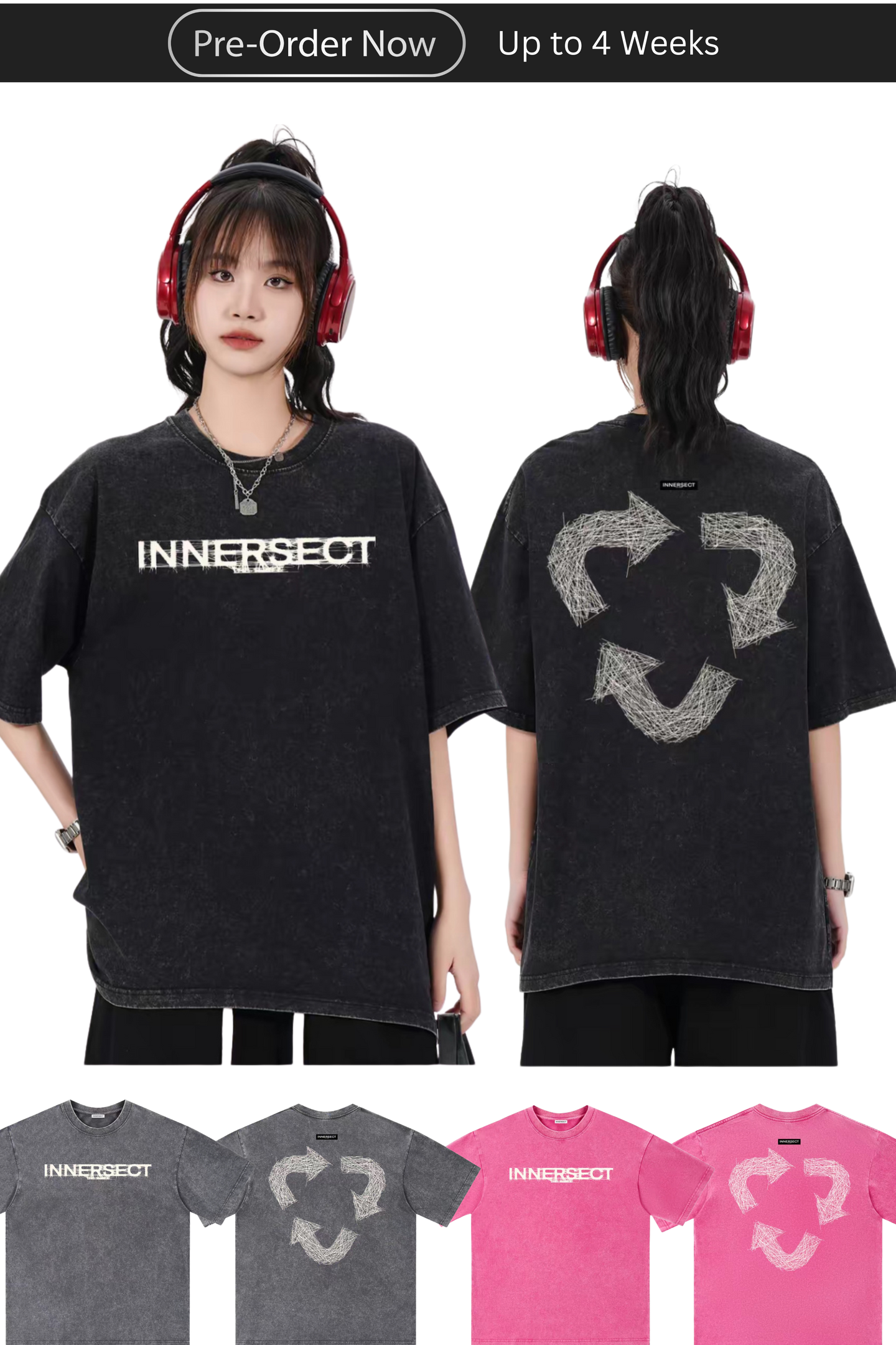 [Up 1 Size] Innersect Recycle Logo Tee