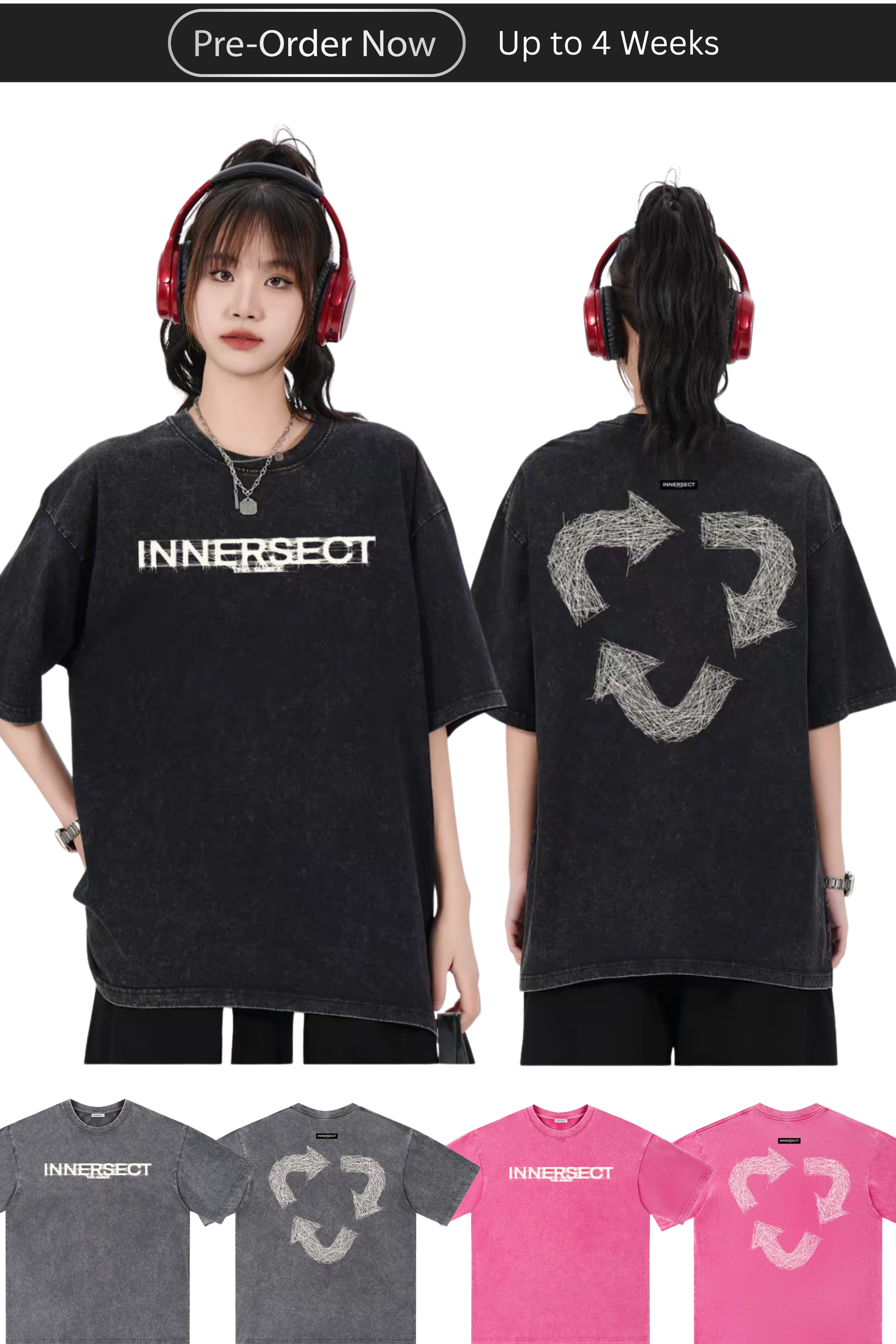 [Up 1 Size] Innersect Recycle Logo Tee