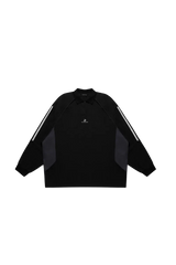 MasonPrince Knitted Sports Polo Long Sleeve Tee