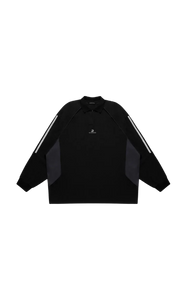 MasonPrince Knitted Sports Polo Long Sleeve Tee