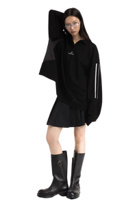 MasonPrince Knitted Sports Polo Long Sleeve Tee