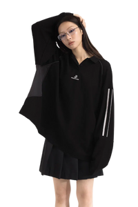 MasonPrince Knitted Sports Polo Long Sleeve Tee