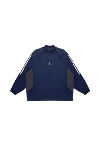 MasonPrince Knitted Sports Polo Long Sleeve Tee