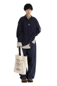 MasonPrince Knitted Sports Polo Long Sleeve Tee