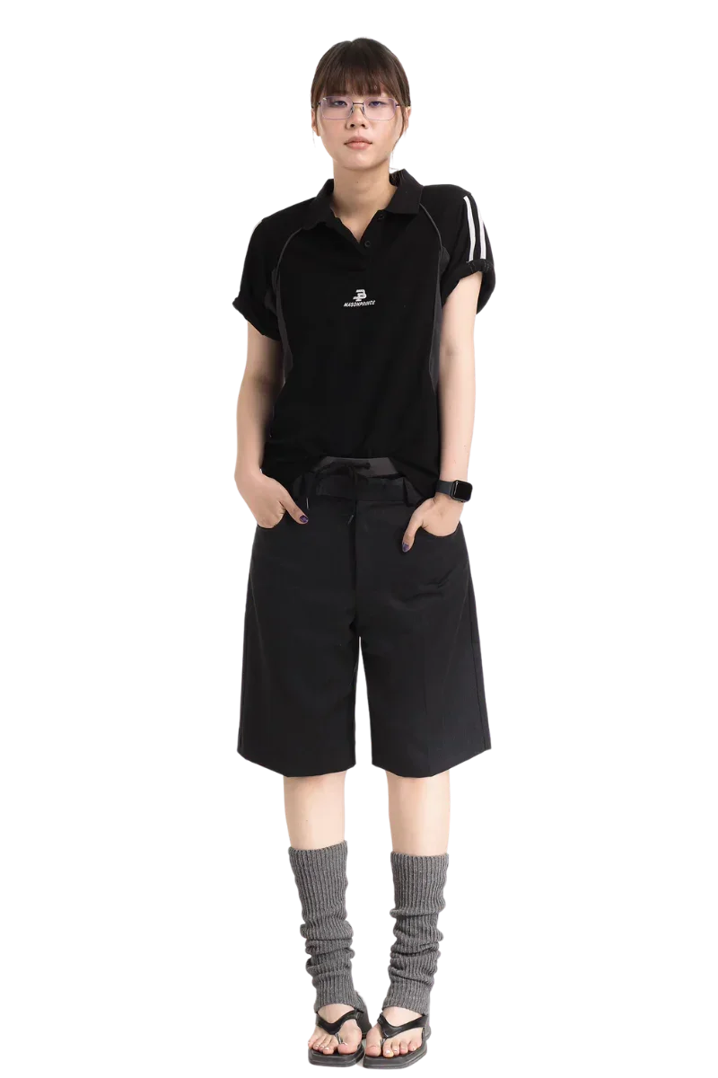 MasonPrince Knitted Sports Polo Tee