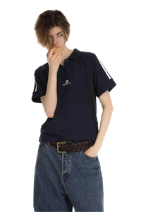 MasonPrince Knitted Sports Polo Tee