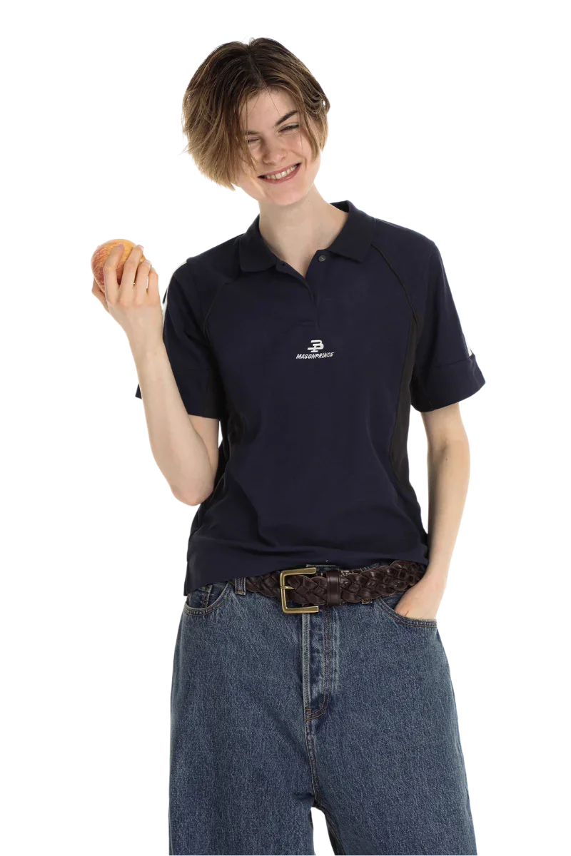 MasonPrince Knitted Sports Polo Tee