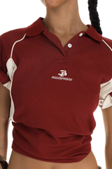 MasonPrince Knitted Sports Polo Tee