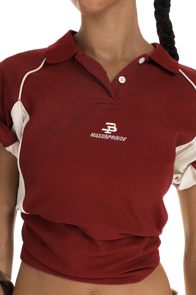 MasonPrince Knitted Sports Polo Tee