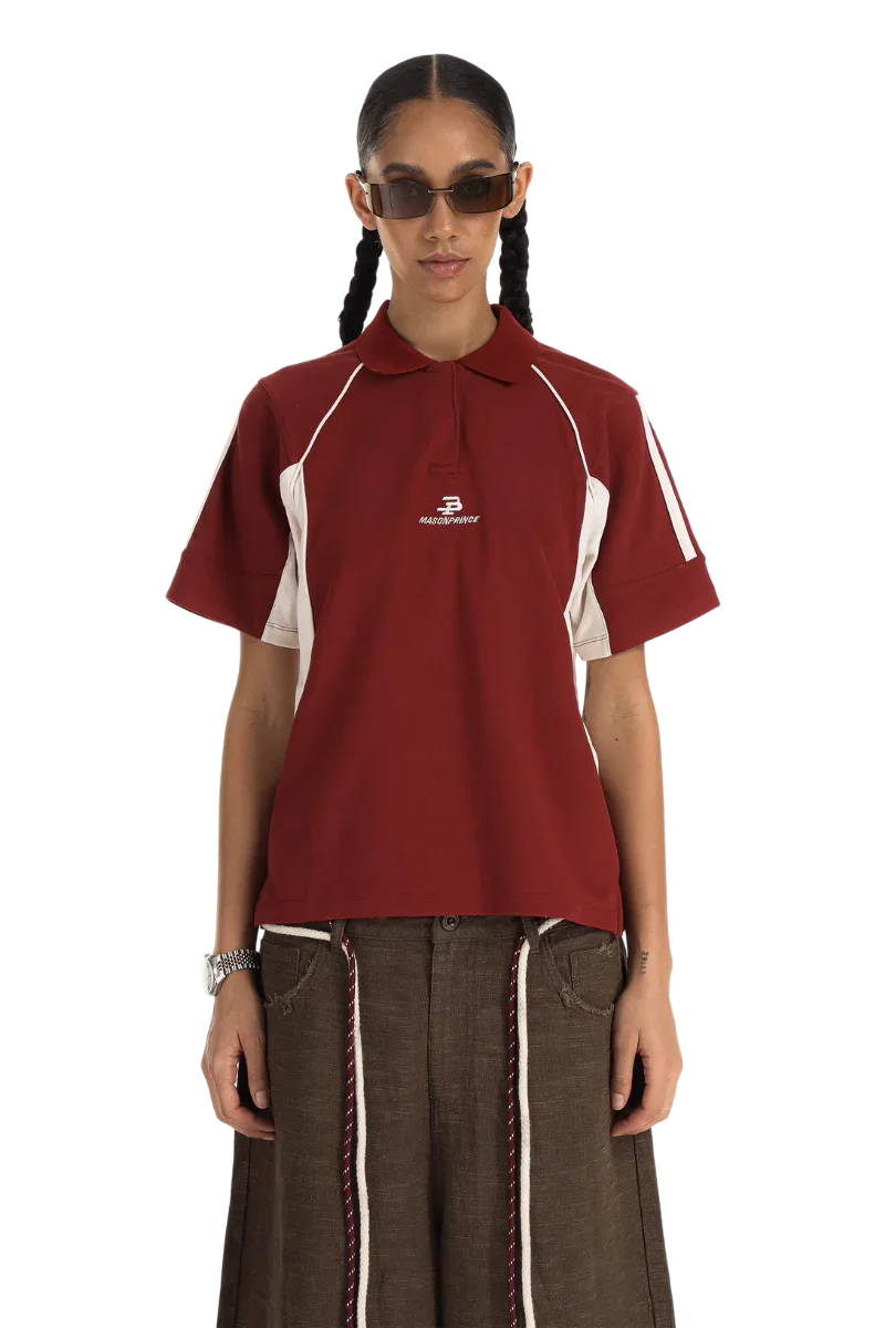 MasonPrince Knitted Sports Polo Tee