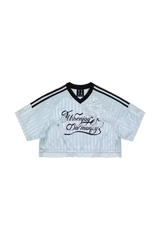 MEDM SS25 Lace Crop Jersey Tee