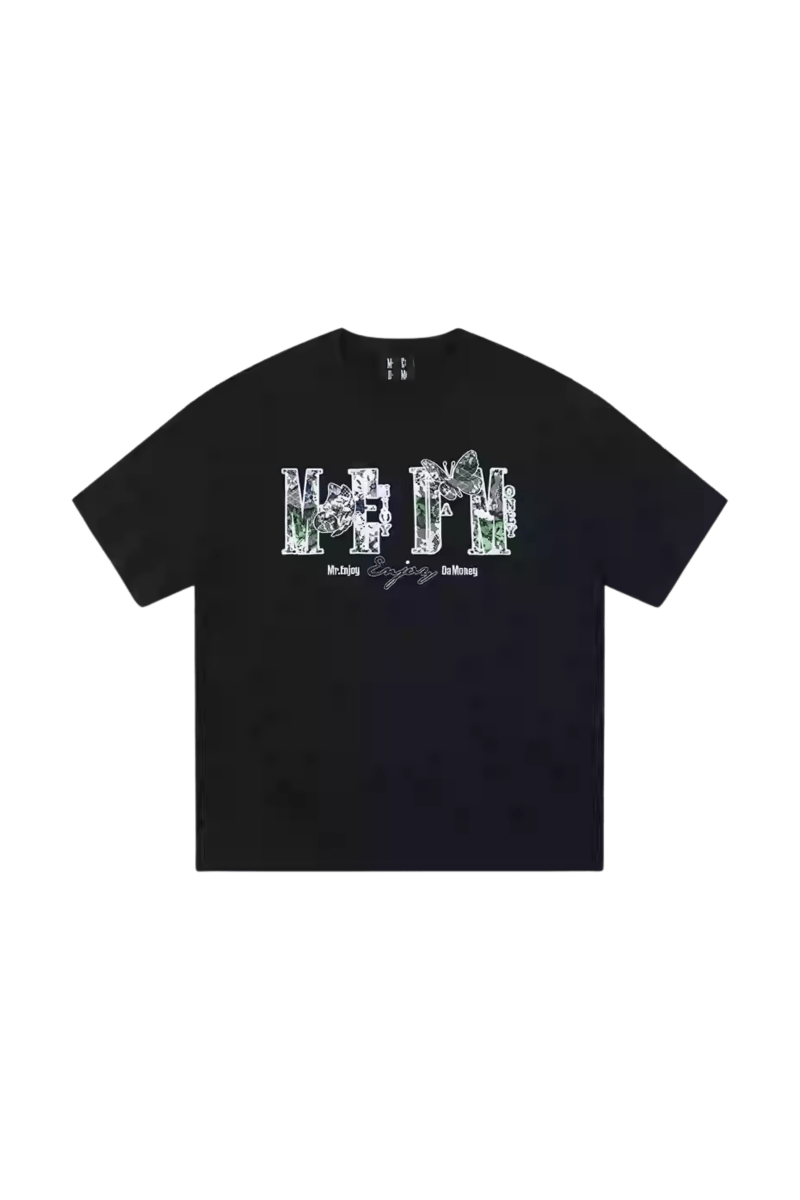 MEDM SS25 Lace Patch Butterfly Tee