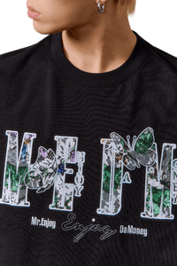 MEDM SS25 Lace Patch Butterfly Tee