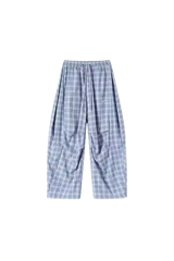 Dangerous People Ladies Plaid Straight Pants