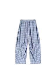 Dangerous People Ladies Plaid Straight Pants