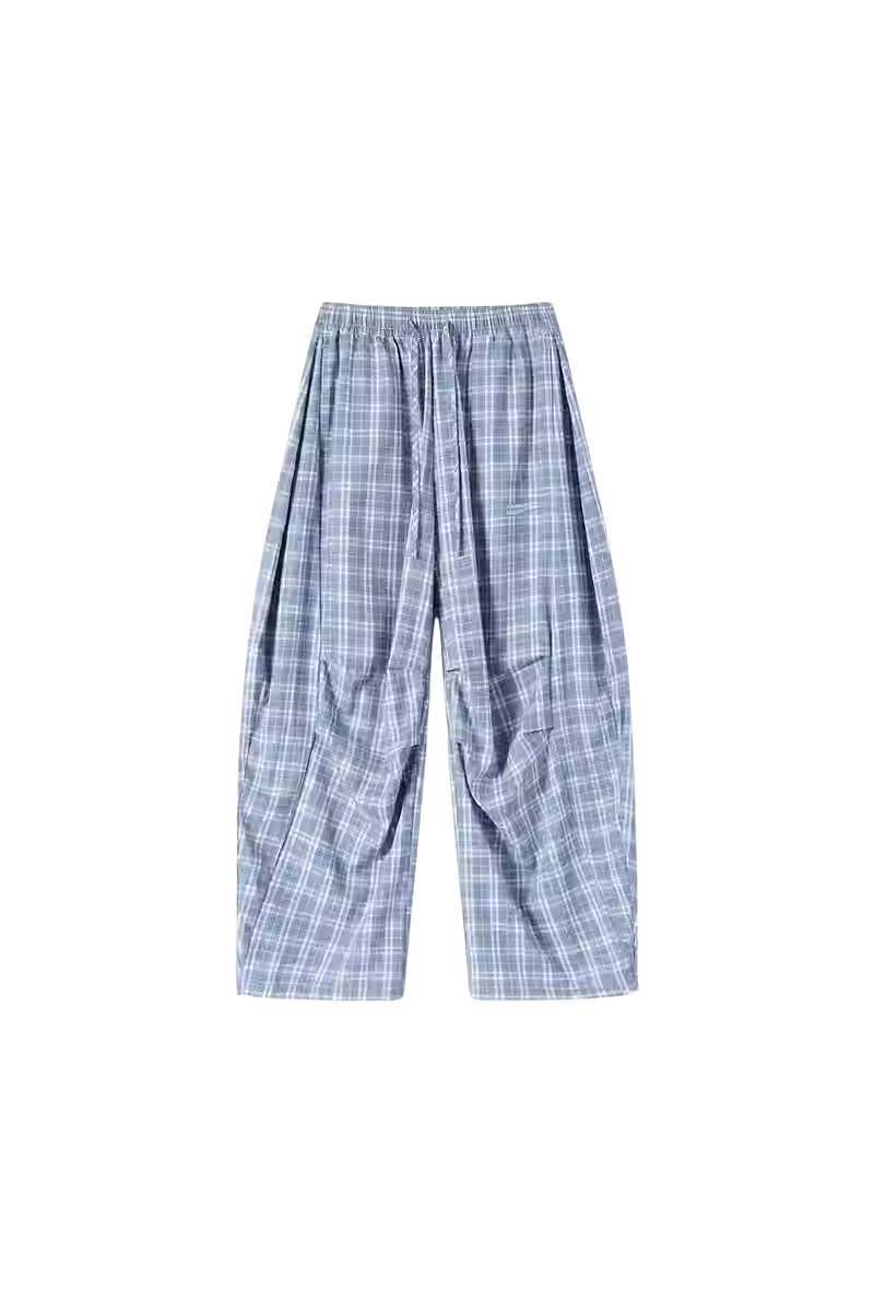 Dangerous People Ladies Plaid Straight Pants