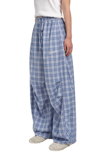 Dangerous People Ladies Plaid Straight Pants