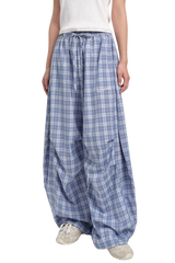 Dangerous People Ladies Plaid Straight Pants