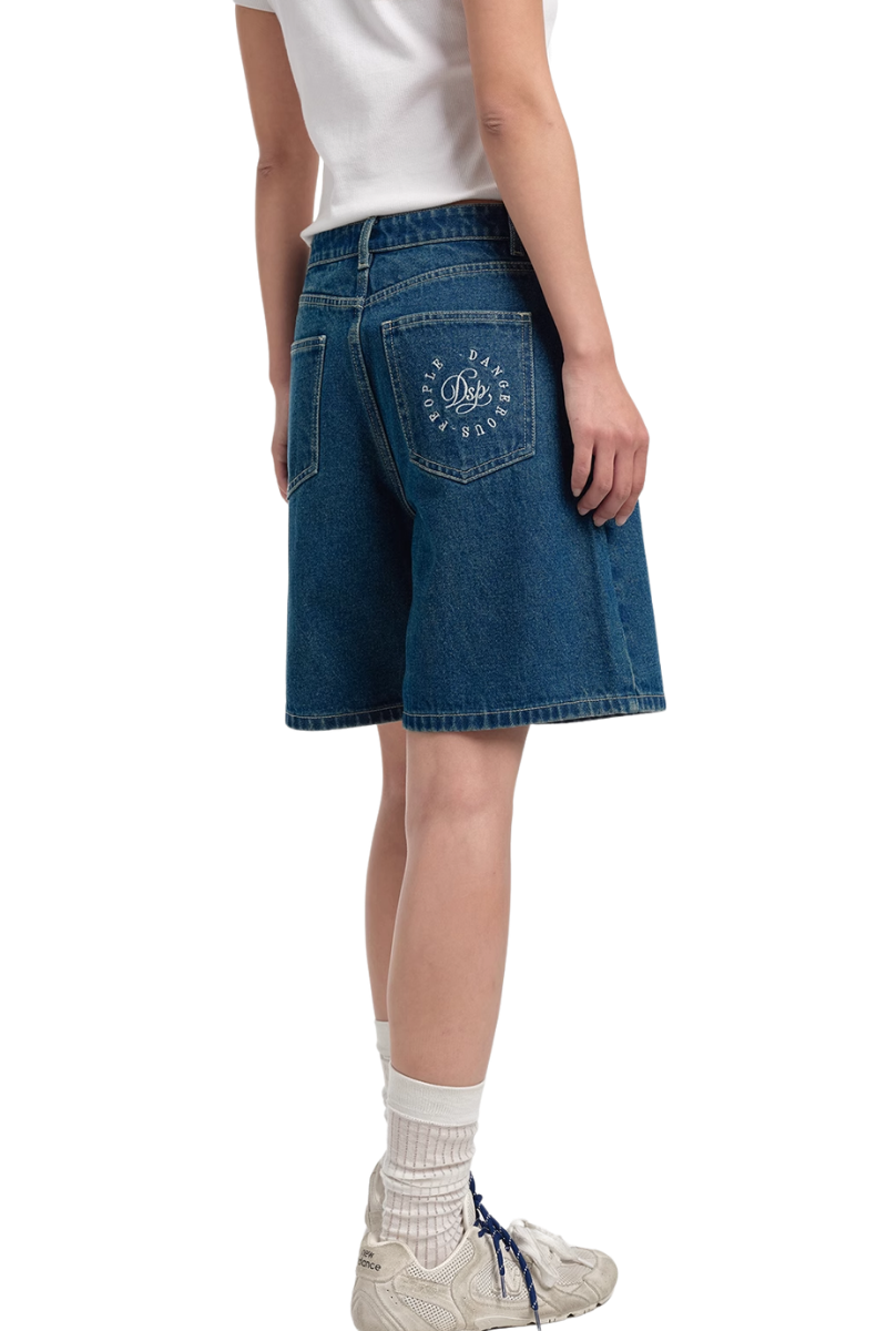 Dangerous People Ladies Retro Denim Shorts