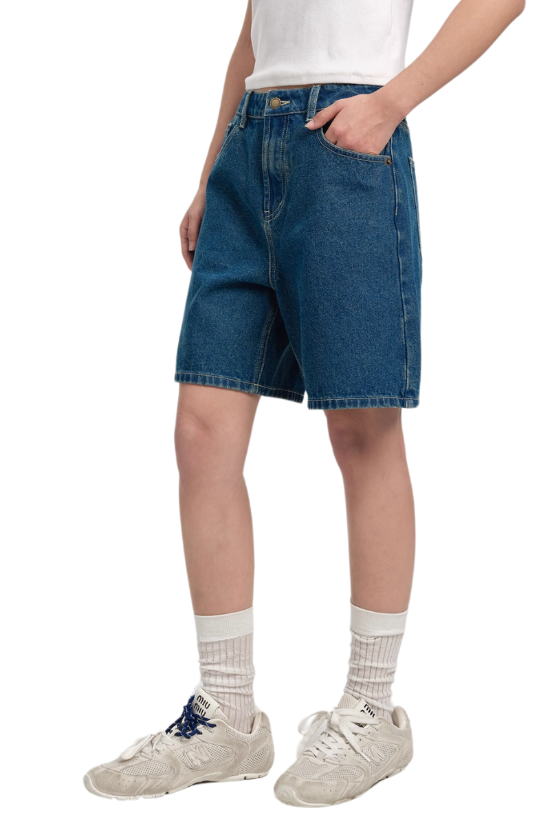 Dangerous People Ladies Retro Denim Shorts
