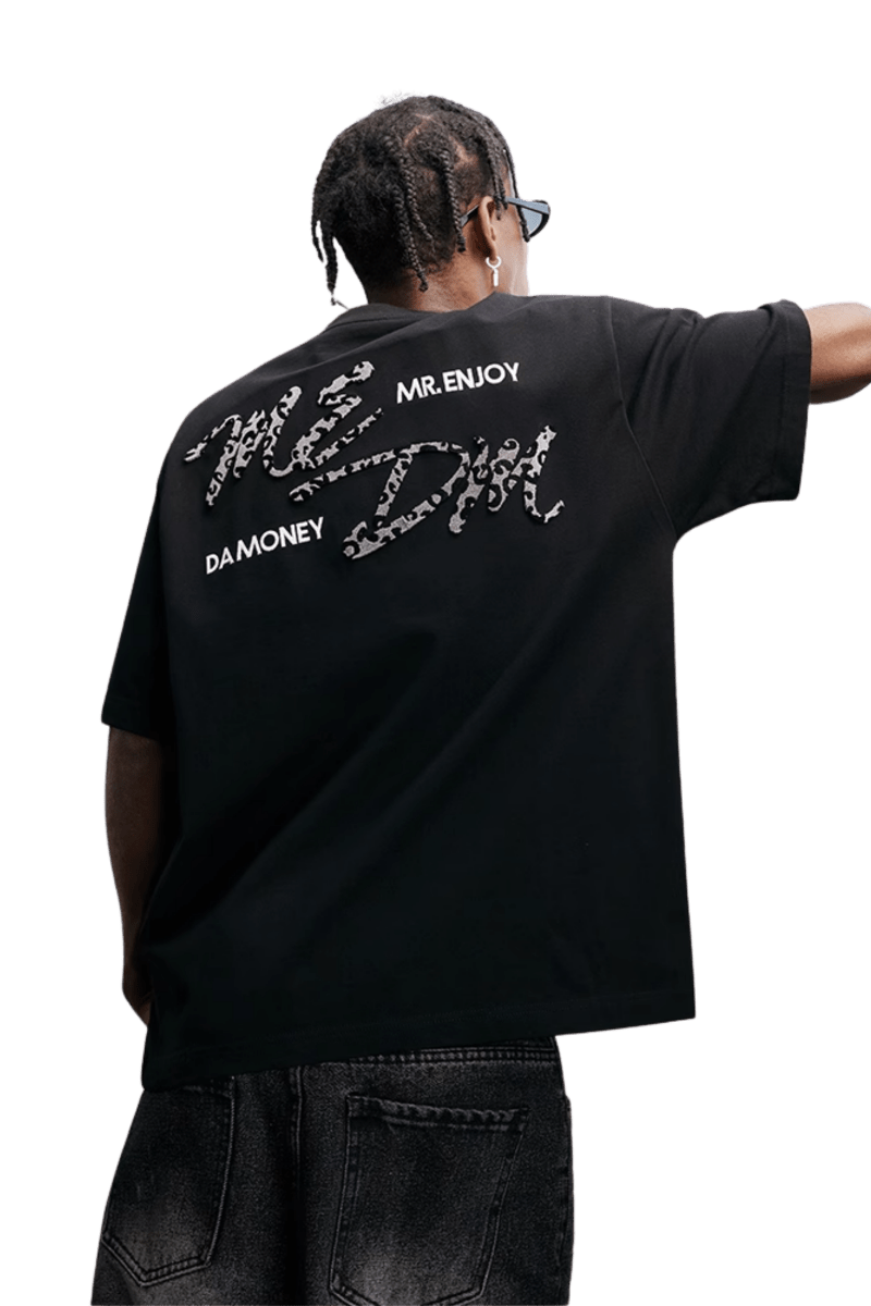 MEDM SS25 Leopard Embroidery Basic Tee