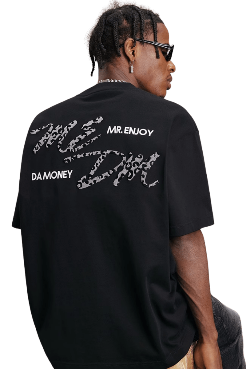 MEDM SS25 Leopard Embroidery Basic Tee