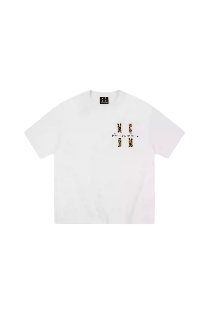 MEDM SS25 Leopard Embroidery Basic Tee
