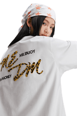 MEDM SS25 Leopard Embroidery Basic Tee